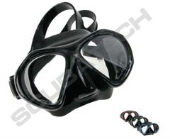 Scubatech Mask Frameless Classic, black silicon matt - Articdiving